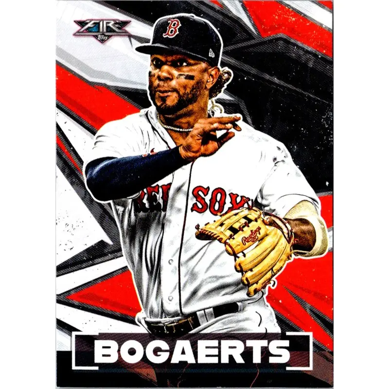 2021 Topps Fire Xander Bogaerts #91