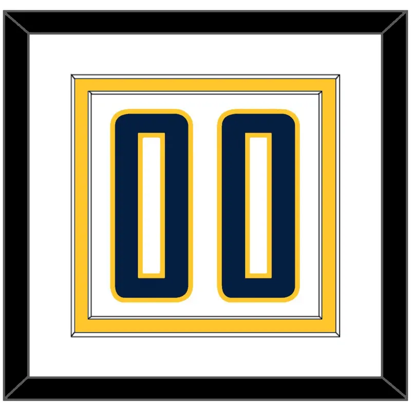 Indiana Number - Home White (2006-2017) - Double Mat 2