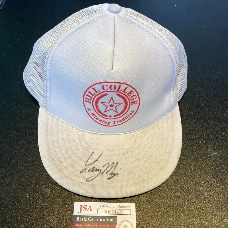 Larry Mize Signed Autographed Golf Hat PGA With JSA COA