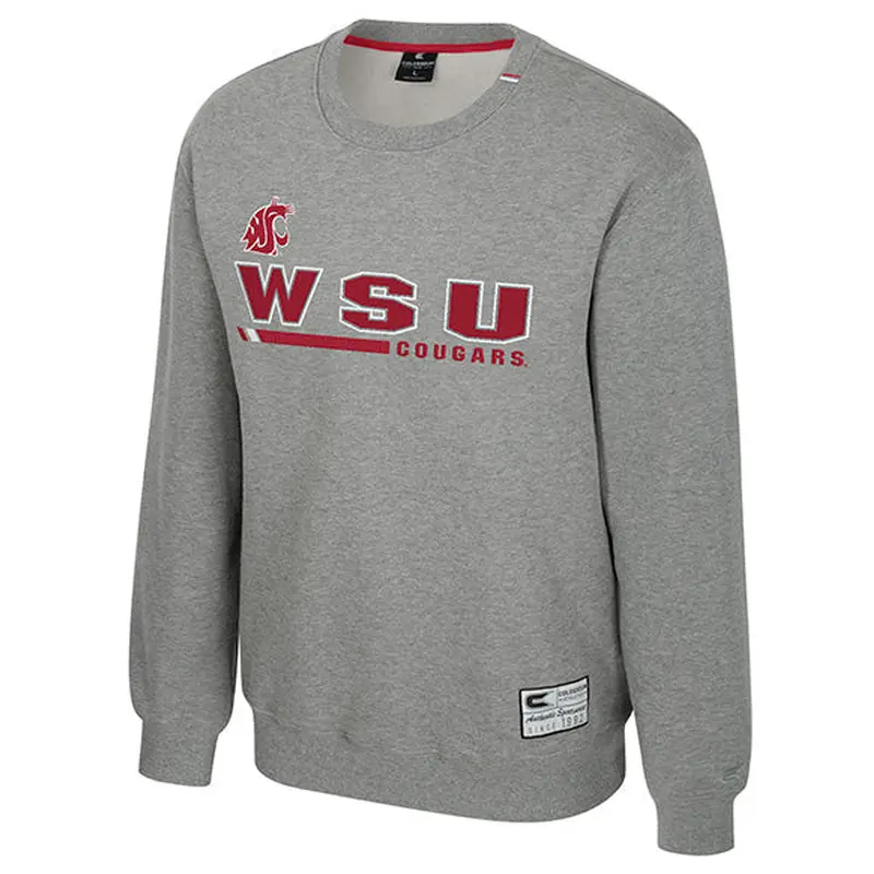 Colosseum Mens Charlie Gray Crewneck