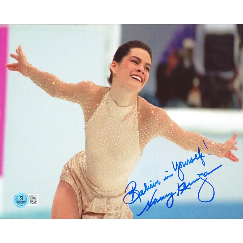 Nancy Kerrigan "Believe In Yourself!"  Authentic Signed 8x10 Photo BAS #BQ96441
