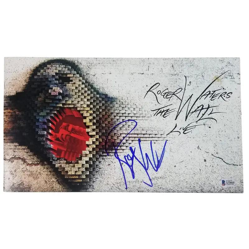 Pink Floyd Roger Waters Signed 8x14 The Wall Live Tour Program BAS #A73015
