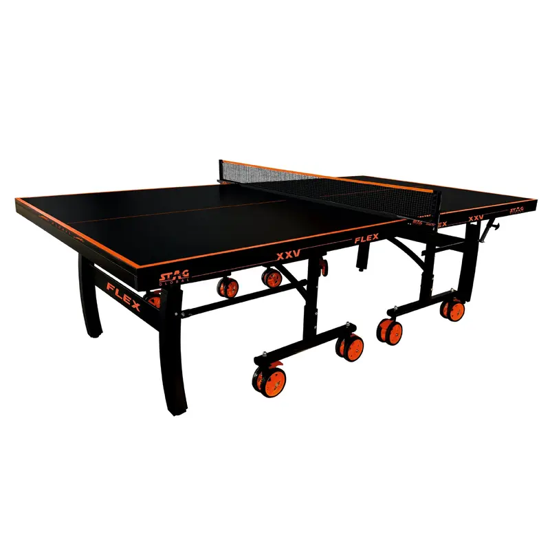 STAG GLOBAL Flex Tennis Table  Premium Black Top 25 | Kibi SPorts