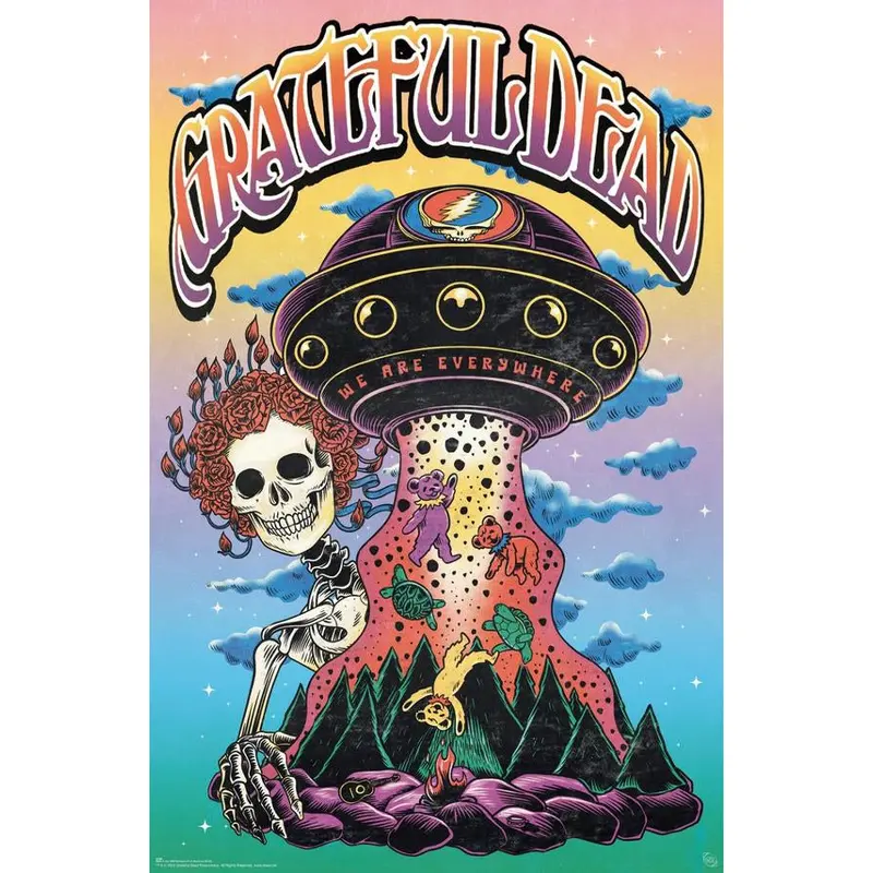 Grateful Dead "Beam Me Up Bertha" Rock Music 22x34 Art Poster - Trends International