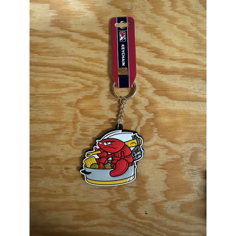 Lobster Bake Logo PVC Keychain