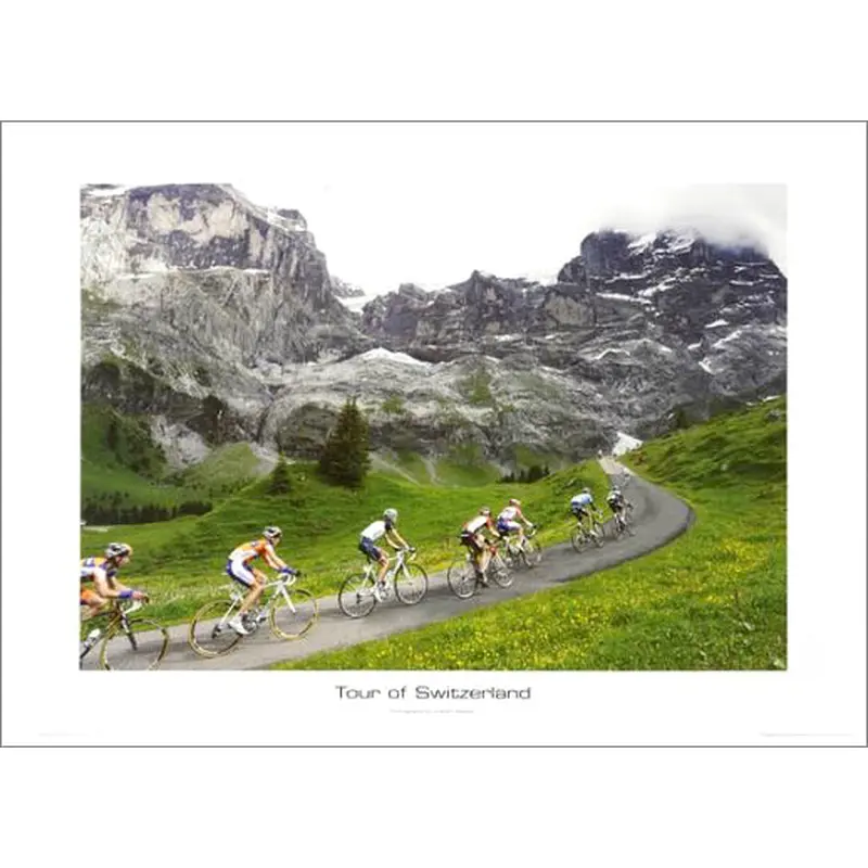 Tour of Switzerland "Climbing the Scheidegg" Premium Poster Print - Graham Watson 2011