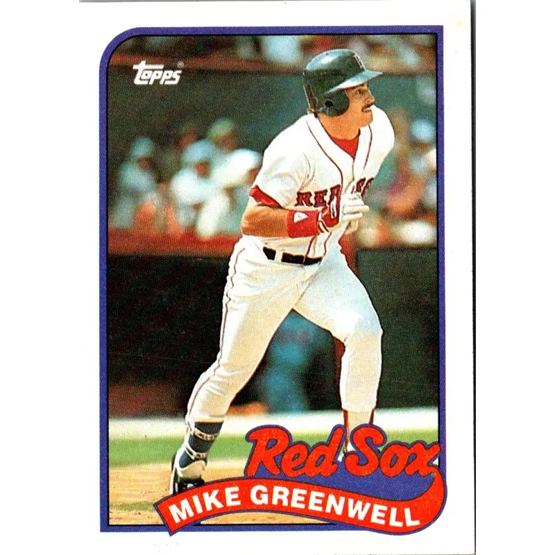 1989 Topps Mike Greenwell #630