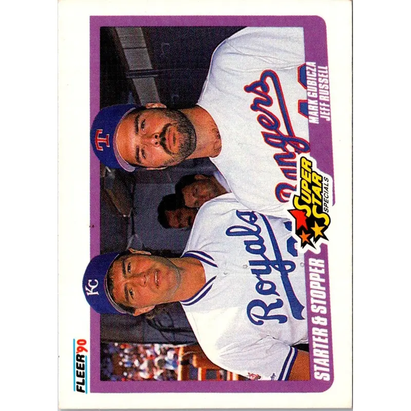 1990 Fleer Mark Gubicza/Jeff Russell #633