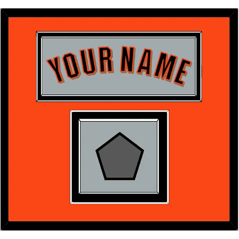 San Francisco Name & World Series Jersey Patch - Road Gray (2010-2021) - Double Mat 2