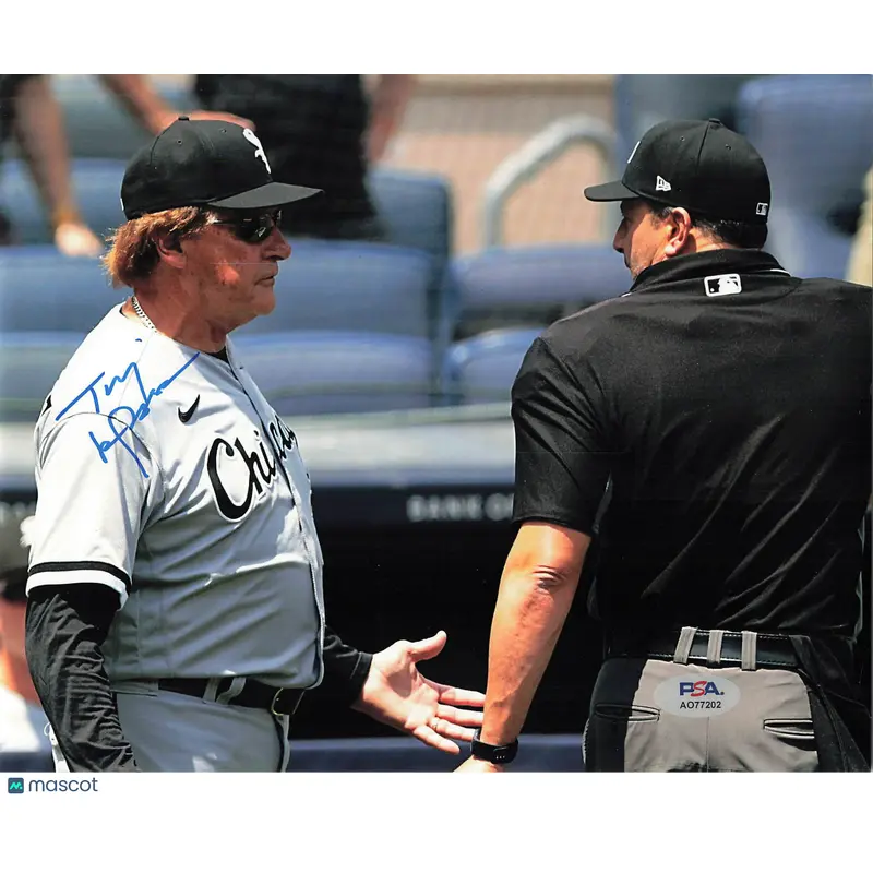 Tony LaRussa Signed 8x10 Photo PSA Chicago White Sox