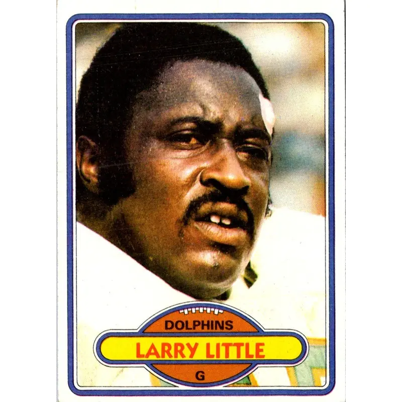 1980 Topps Larry Little #406