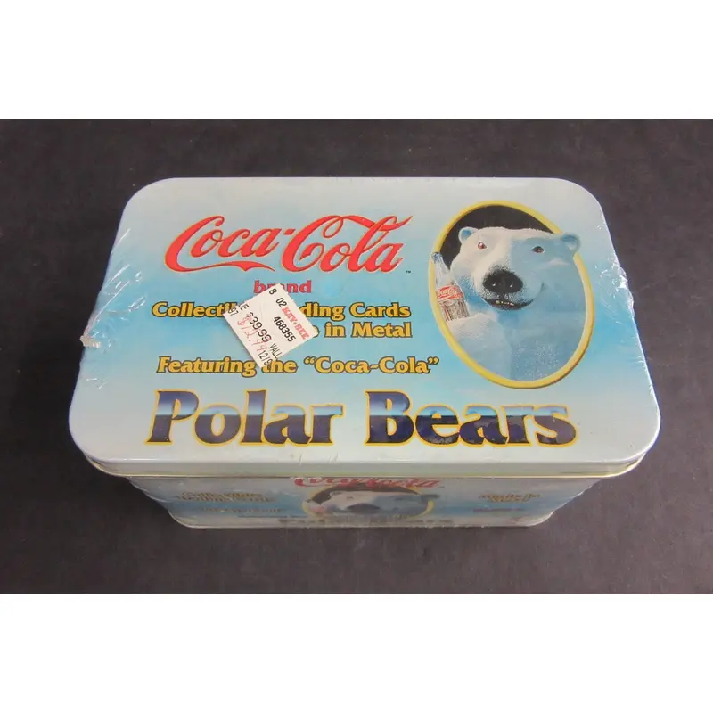 1996 Metallic Impressions Coca-Cola Polar Bears Box (Tin)