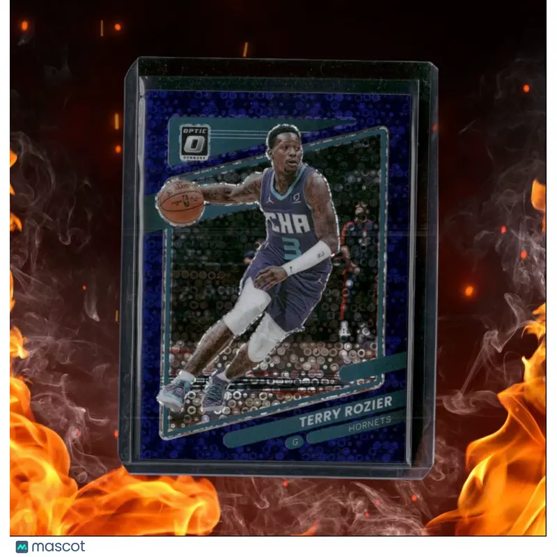 2021-22 Donruss Optic Terry Rozier III Fast Break Purple Prizm 22/95 #22