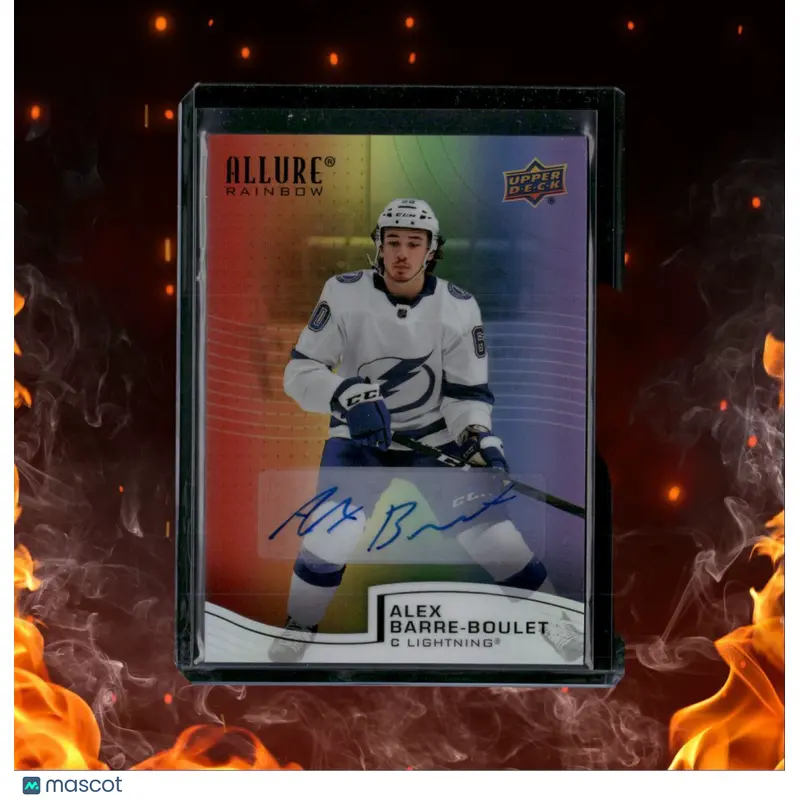 2021-22 Upper Deck Allure Rainbow Full Autographs Alex Barre-Boulet #R-44