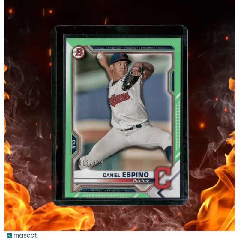 2021 Bowman Daniel Espino Prospect Neon Green 013/399 #BP-123