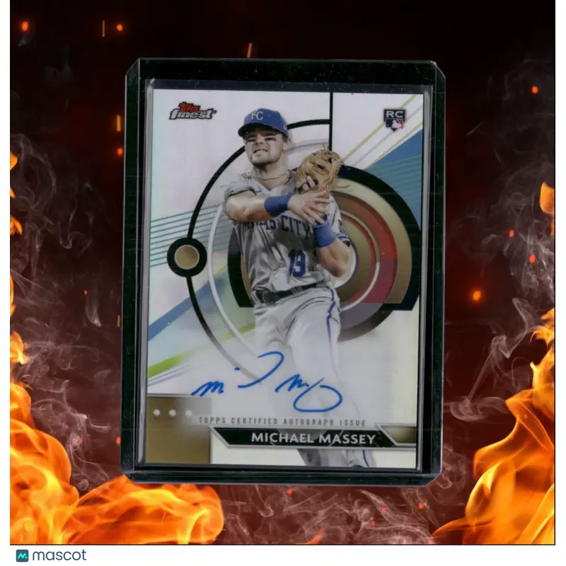 2023 Topps Finest Michael Massey Rookie Auto #FA-MMA