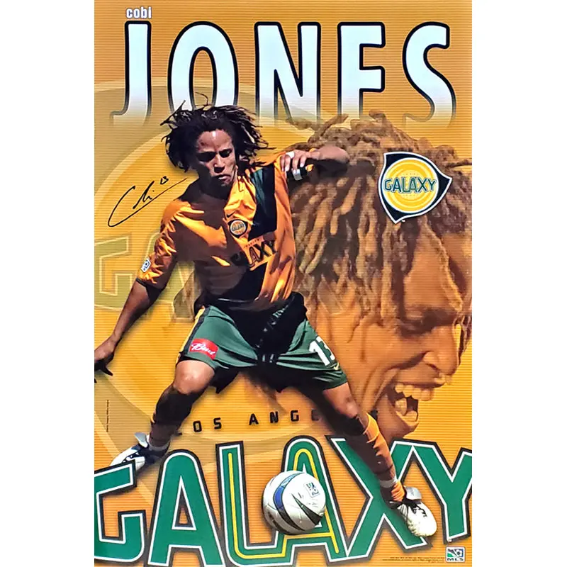 Cobi Jones "Passion" Los Angeles Galaxy MLS Soccer Action Wall Poster - S.E. 2004