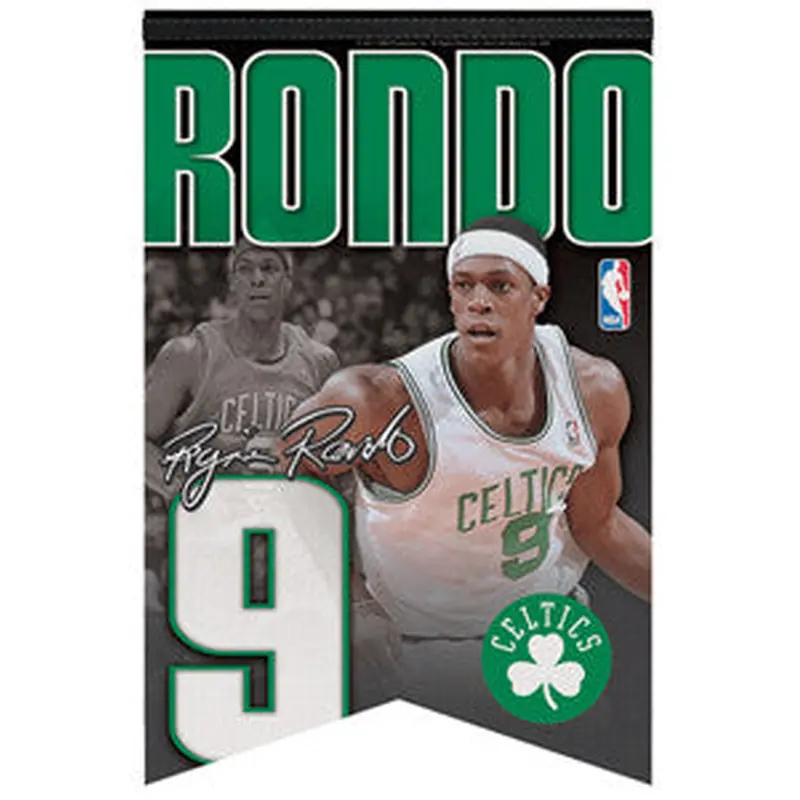 Rajon Rondo "Celtics-9" Premium Felt Banner - Wincraft Inc