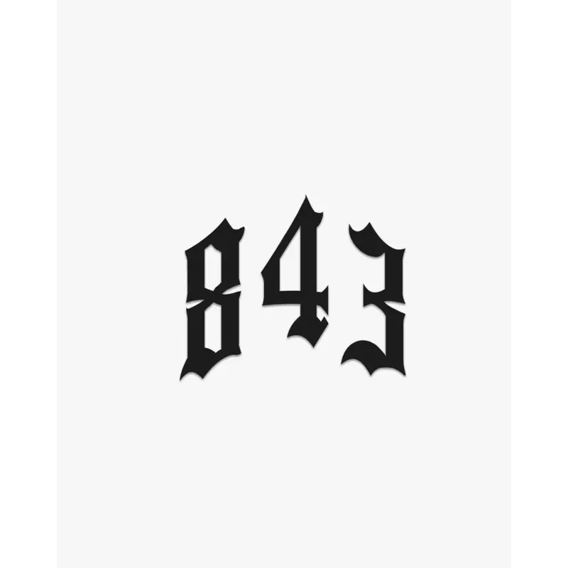 THE (843) VANQUISH PREMIUM DECAL