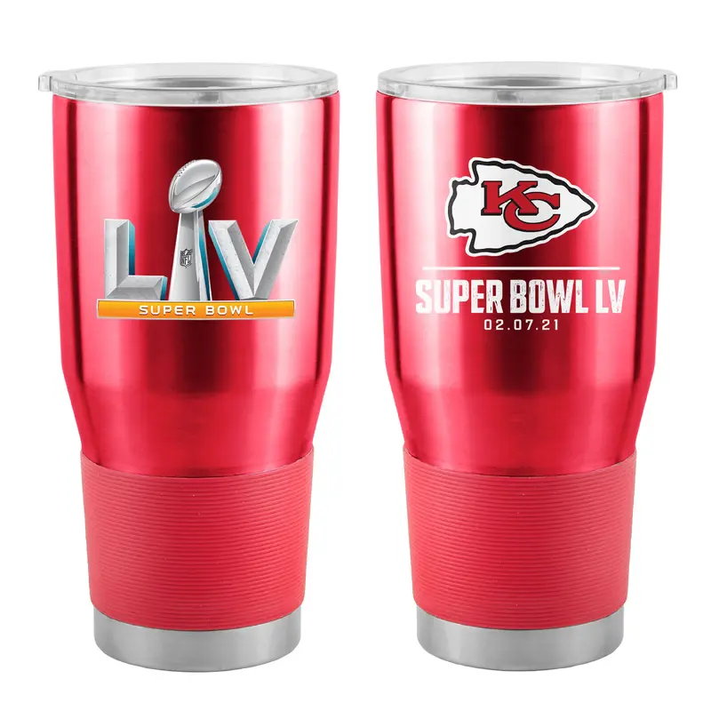 KC Chiefs SB55 Bound Logo 30oz Stainless Tumbler