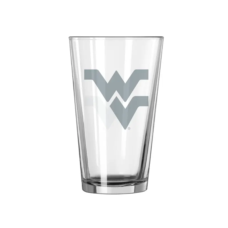West Virginia 16oz Frost Pint Glass