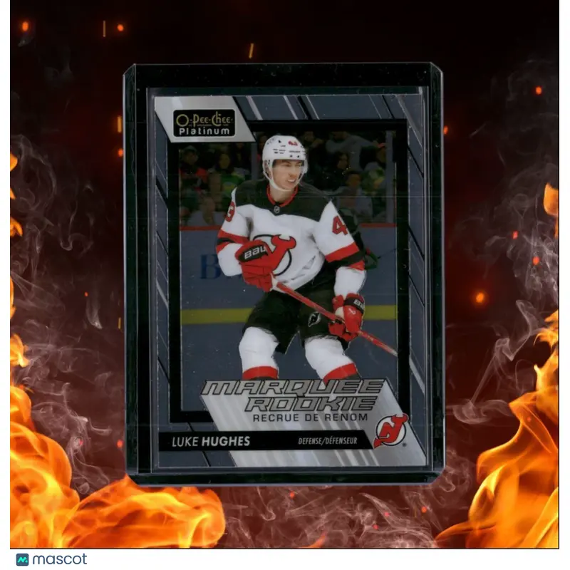 2023-24 O-Pee-Chee Platinum Luke Hughes Marquee (B) Rookie #204