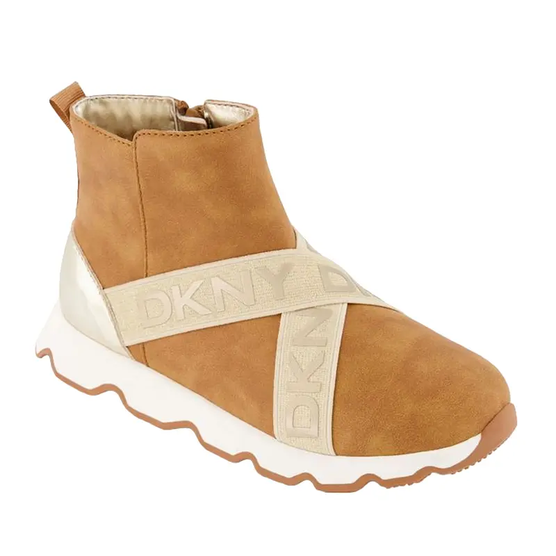 DKNY GIRLS YOUTH/JUNIOR BOOTS BROWN SYDNEY, DKN757 602