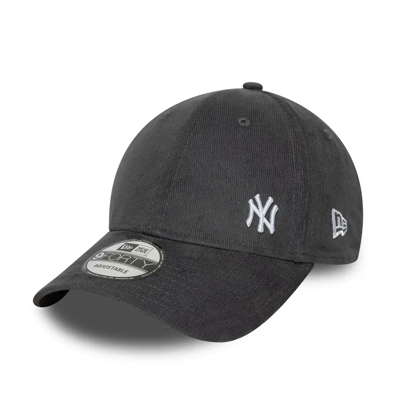 New York Yankees MLB Flawless Cord Grey 9FORTY Adjustable Cap
