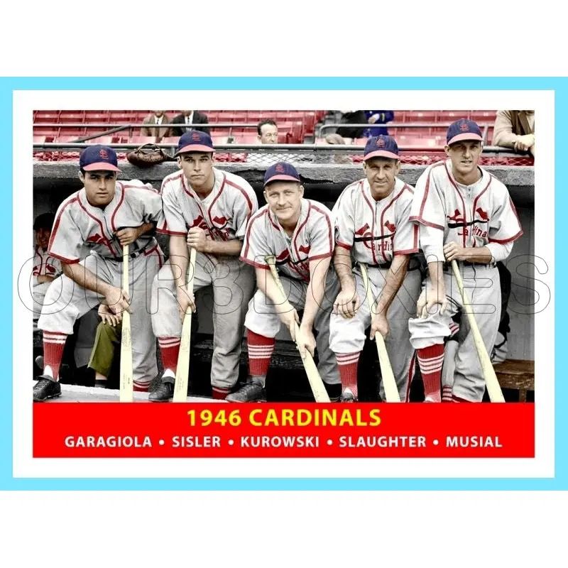 1946 Cardinals 1958 Topps Custom Card - 4107