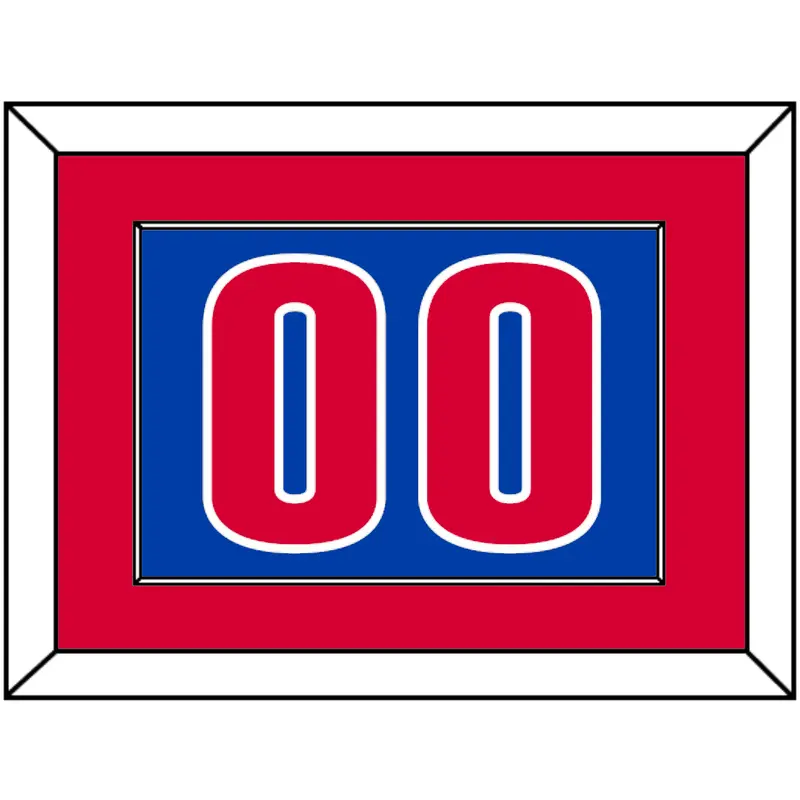 Detroit Number - Road Blue (2001-2017) - Single Mat 2