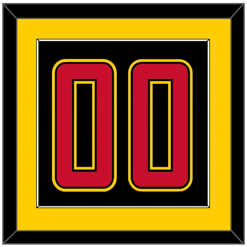 Maryland Basketball Number - Road Black (2013-2015) - Single Mat 3