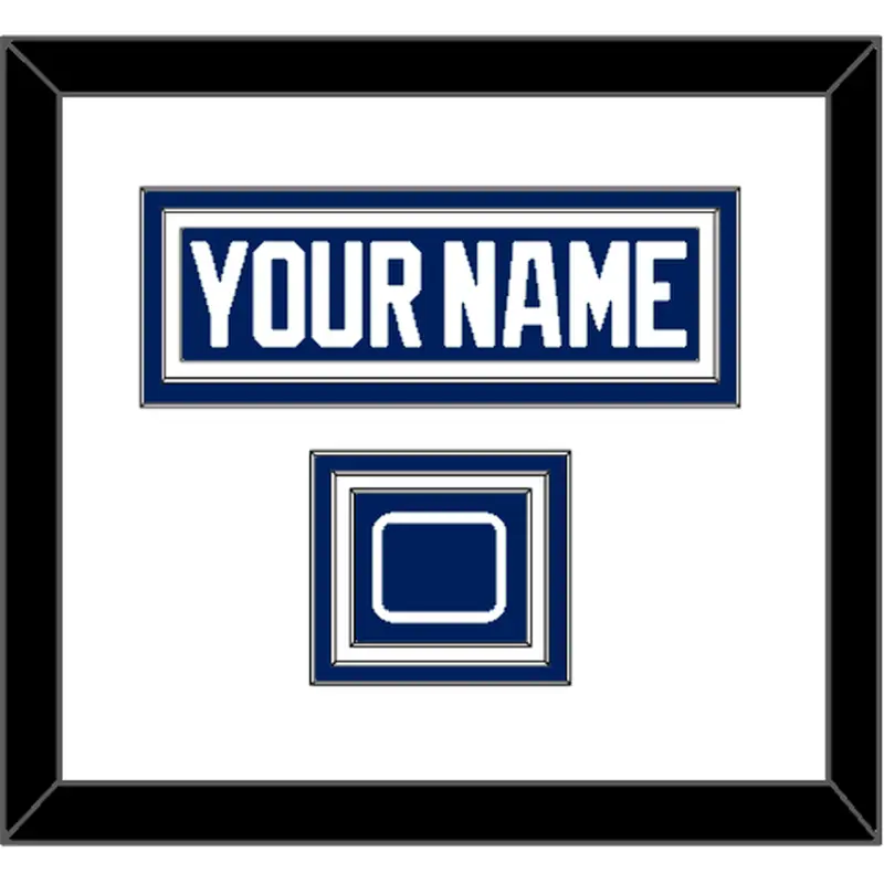 Tampa Bay Nameplate & Jersey Logo Patch - Home Blue - Triple Mat 1