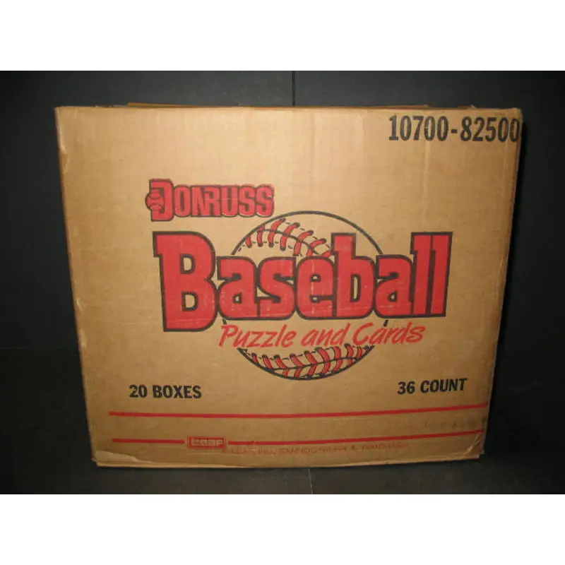 1988 Donruss Baseball Unopened Wax Case (20 Box) (82500) (Sealed)