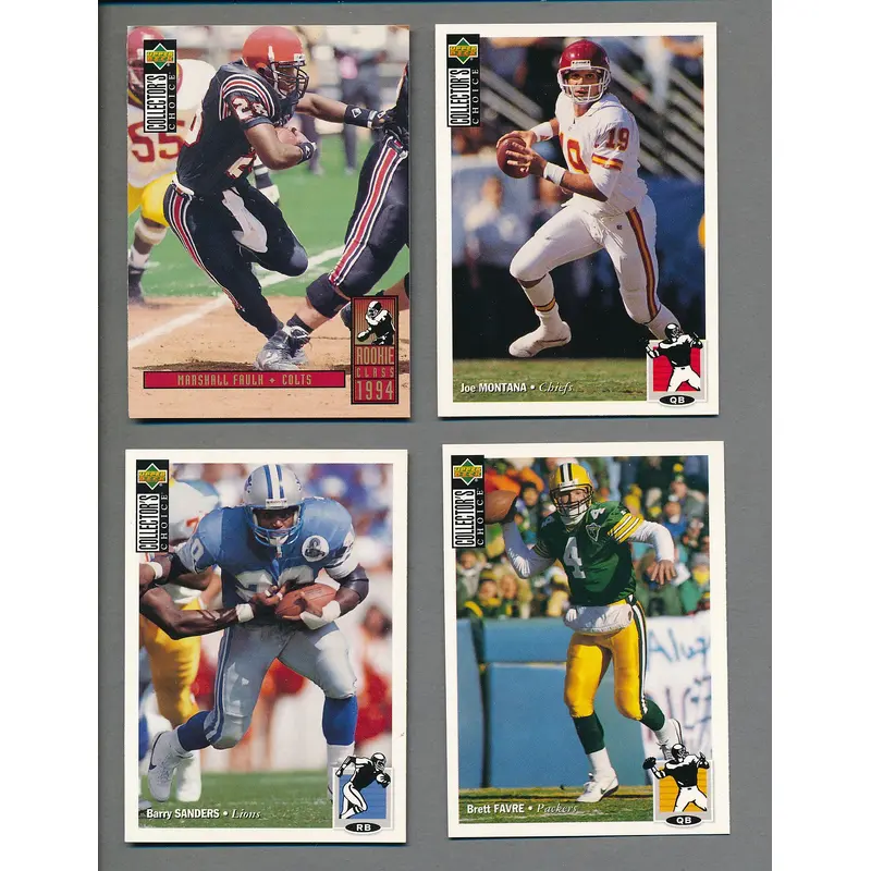 1994 Upper Deck Collector's Choice Football Complete Set (384) NM/MT MT