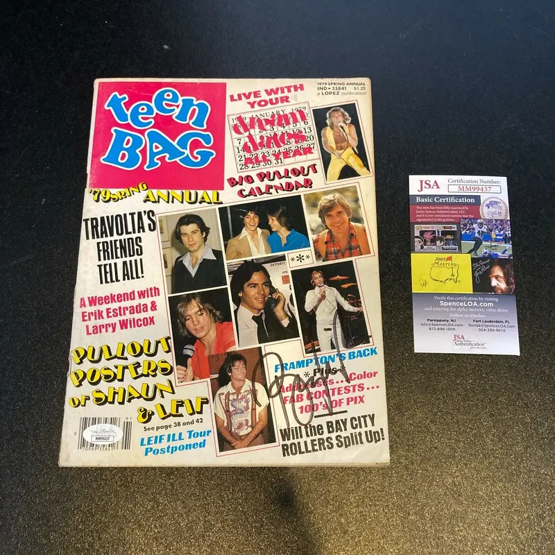 Barry Manilow Signed Autographed Magazine With JSA COA