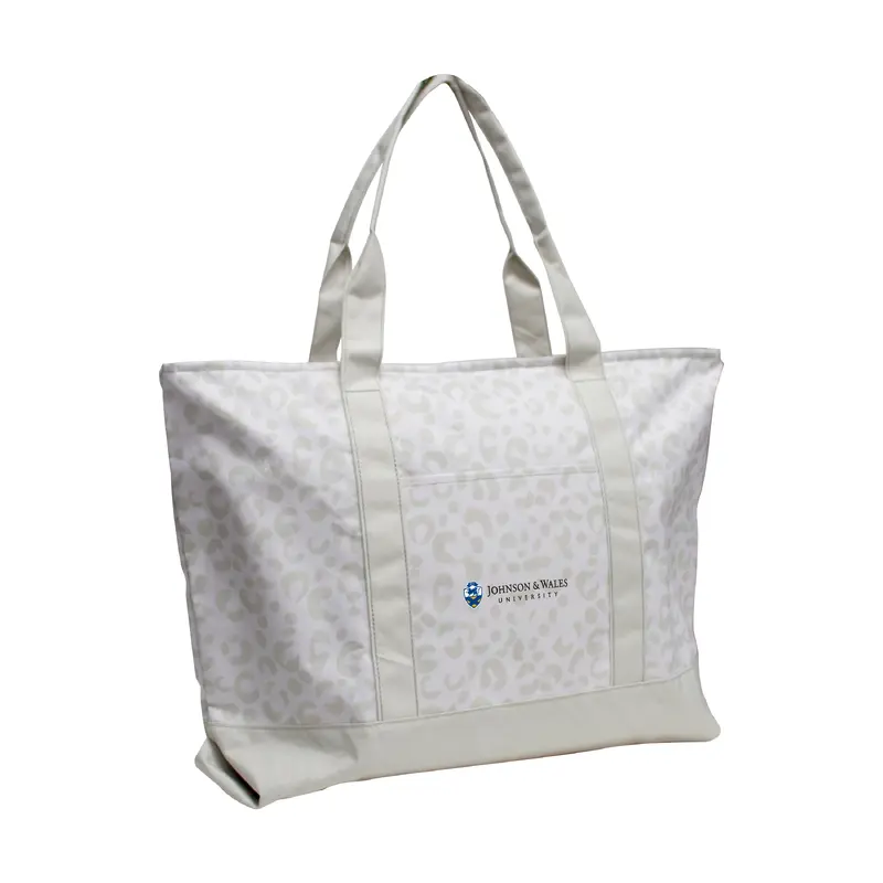 Johnson and Wales U - Downcity Leopard Pattern Tote