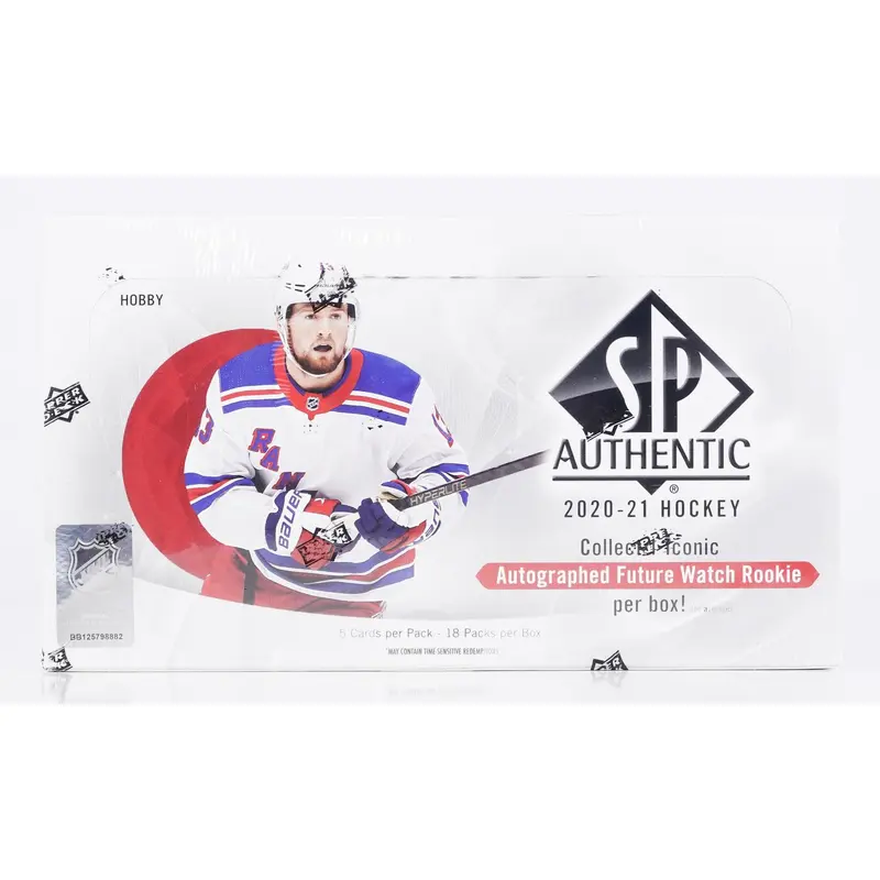 2020-21 Upper Deck SP Authentic Hockey Hobby Box