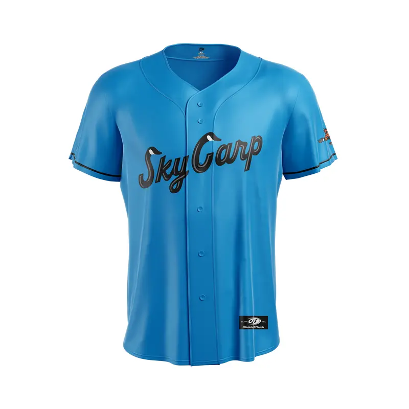 Beloit Sky Carp Blue Home Replica Youth Jersey