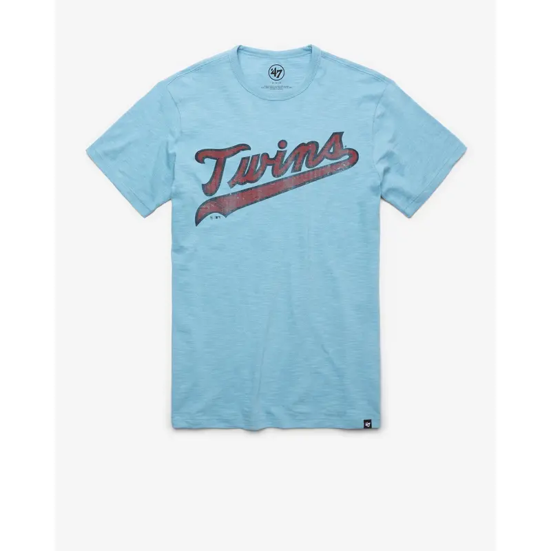 MINNESOTA TWINS COOPERSTOWN GRIT WORDMARK '47 SCRUM TEE
