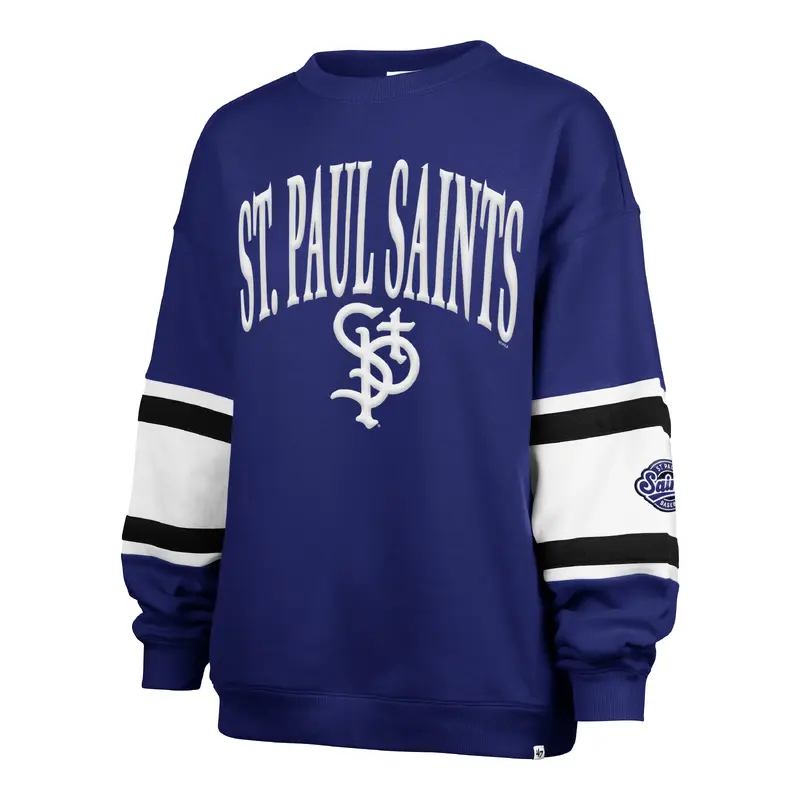 Saints 47' Brand Women's Steadfast Sleeve Paneled Crew