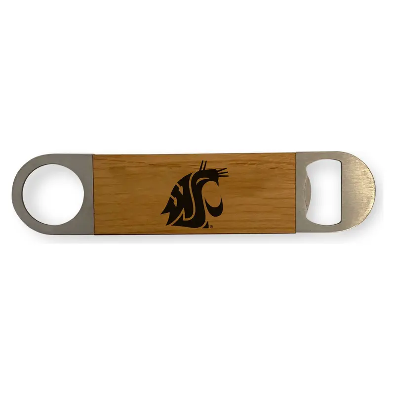 Washington State University Magnetic Wood Bottle Opener