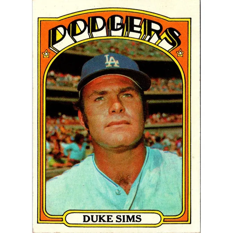 1972 Topps Duke Sims #63