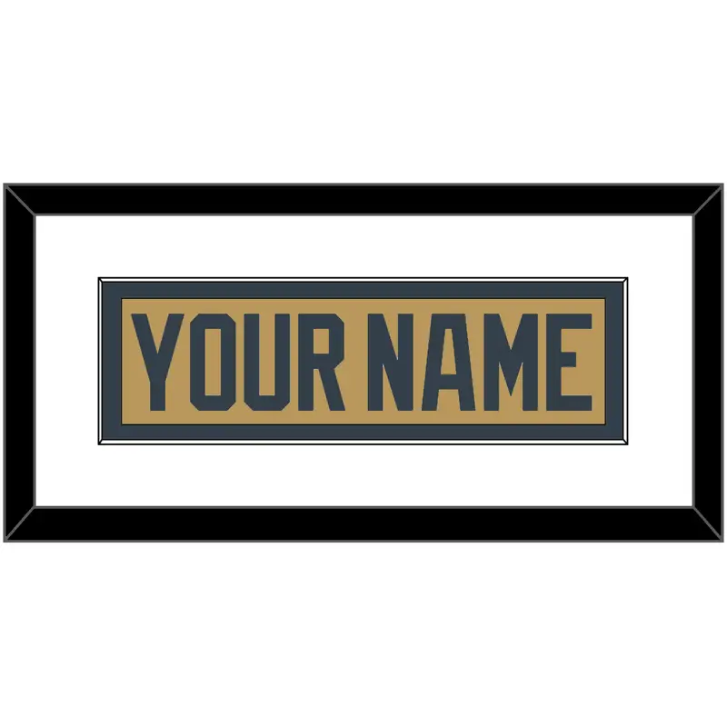 Vegas Nameplate - Alternate Gold - Single Mat 1