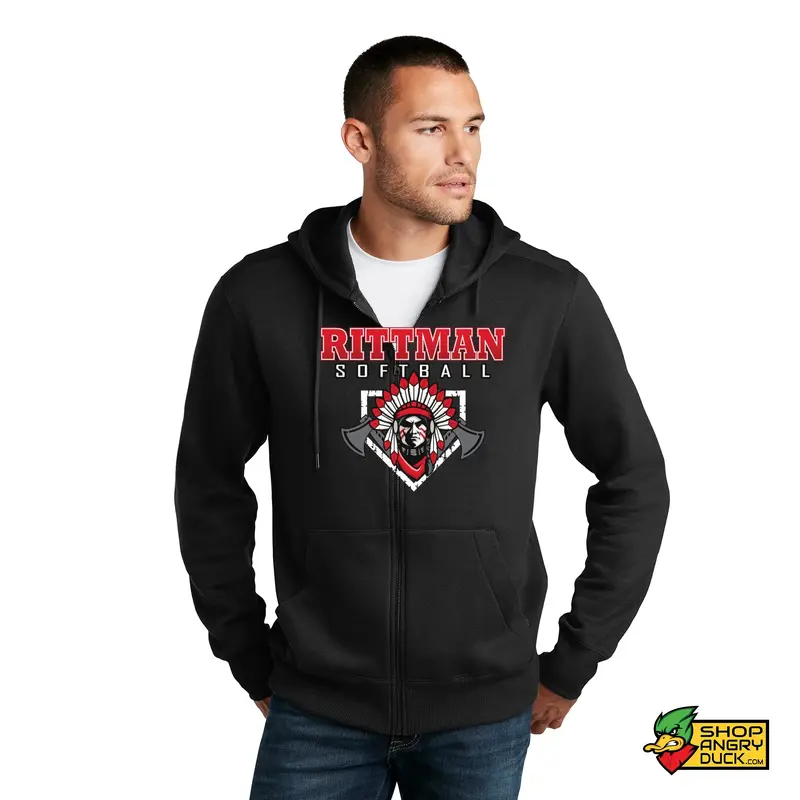 Rittman Softball Full Zip Hoodie 05