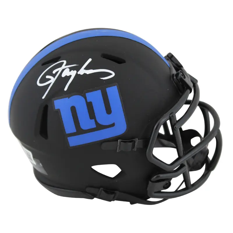 Giants Lawrence Taylor Authentic Signed Eclipse Speed Mini Helmet BAS Witnessed