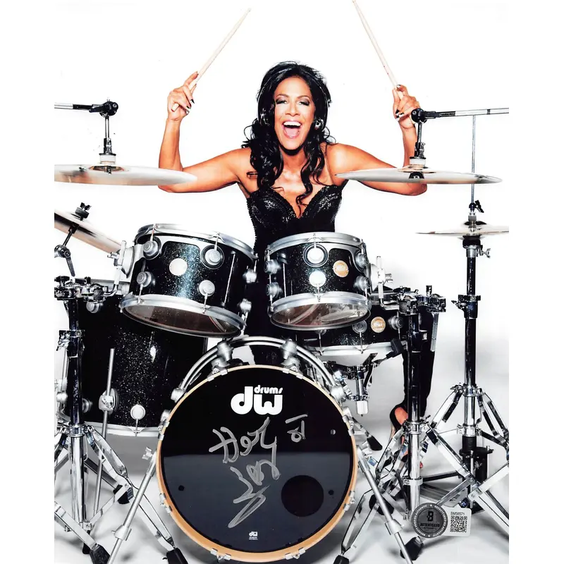 Sheila E. The George Duke Band Authentic Signed 8x10 Photo BAS #BM56571