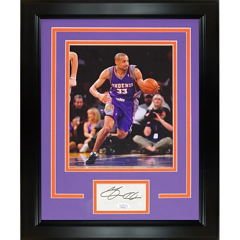 Grant Hill Autographed Phoenix Suns Signature Series Frame - JSA