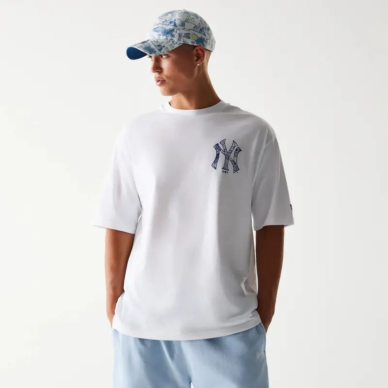 New York Yankees MLB White Oversized T-Shirt