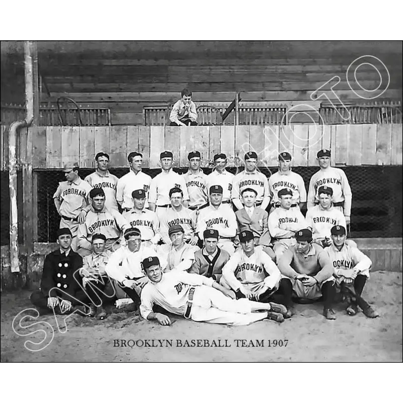 1907 Brooklyn Superbas 8X10 Photo - Dodgers - 1167