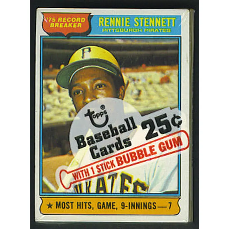 1976 Topps Baseball Unopened Cello Pack